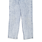 LEE Womens Jeans Blue Regular Tapered 90s Acid Wash W31 L30