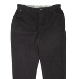 LEE Womens Jeans Black Regular Mom W34 L27