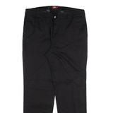 DICKIES Womens Trousers Black Regular Straight W36 L31