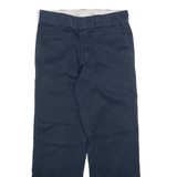 DICKIES 874 Workwear Mens Trousers Blue Regular Straight W30 L30
