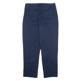 UNITED COLORS OF BENETTON Womens Trousers Blue Regular Tapered W32 L28