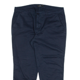 LAUREN RALPH LAUREN Womens Trousers Blue Relaxed Tapered W40 L28