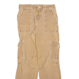 DICKIES Cargo Womens Trousers Beige Regular Straight W29 L28