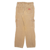 DICKIES Cargo Womens Trousers Beige Regular Straight W29 L28