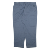 DICKIES Mens Trousers Blue Regular Straight W42 L30