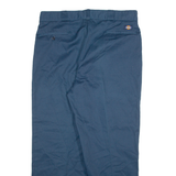 DICKIES Mens Trousers Blue Relaxed Straight W36 L28