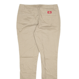 DICKIES Womens Trousers Beige Slim Skinny W30 L31