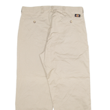 DICKIES Womens Trousers Beige Relaxed Straight W36 L28