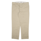 DICKIES Mens Trousers Beige Slim Tapered W36 L32