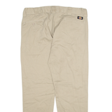 DICKIES Mens Trousers Beige Slim Tapered W36 L32