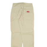 DICKIES Carpenter Womens Trousers Beige Regular Straight W26 L31