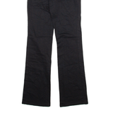 DICKIES Womens Trousers Black Slim Bootcut W26 L32