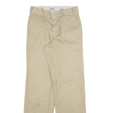 DICKIES 874 Workwear Mens Trousers Beige Regular Straight W26 L30