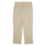 DICKIES Cargo Mens Trousers Beige Slim Straight W30 L30