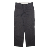 DICKIES Cargo Mens Trousers Black Regular Straight W29 L28
