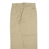 DICKIES Mens Trousers Beige Regular Straight W32 L32