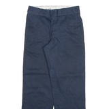 DICKIES Mens Trousers Blue Regular Straight W30 L30