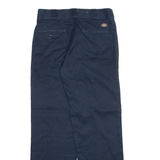 DICKIES Mens Trousers Blue Regular Straight W30 L30