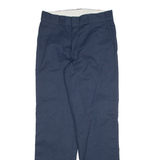 DICKIES Mens Trousers Blue Regular Straight W30 L32