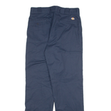 DICKIES Mens Trousers Blue Regular Straight W30 L32