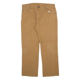 DICKIES Mens Trousers Brown Relaxed Straight W36 L30
