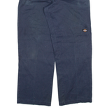DICKIES Mens Trousers Blue Loose Straight W36 L31