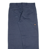 DICKIES Mens Trousers Blue Loose Straight W36 L31