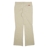 DICKIES Womens Trousers Beige Slim Bootcut W30 L29