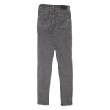 LEVI'S 721 High Rise BIG E Womens Jeans Grey Slim Skinny W25 L32