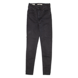 LEVI'S Mile High BIG E Womens Jeans Black Slim Skinny W22 L28