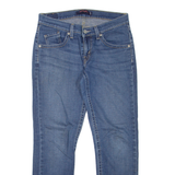 LEVI'S 528 Curvy Cut Womens Jeans Blue Slim Tapered Stone Wash W29 L27