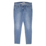 LEVI'S 711 Womens Jeans Blue Slim Skinny Stone Wash W31 L32