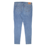 LEVI'S 711 Womens Jeans Blue Slim Skinny Stone Wash W31 L32