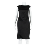 COAST Womens Pencil Dress Black Sleeveless Midi UK 10