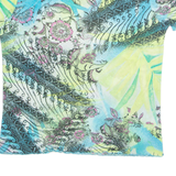 BIAGGINI Womens Printed Top Blue V-Neck Floral L