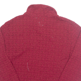 MODE EN PLUS Womens Shirt Maroon Collared Long Sleeve M
