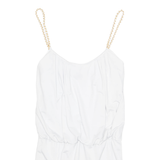 AMAZING NIGHT Womens Top White Sleeveless XS