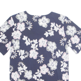 Womens Printed Blouse Blue Floral M