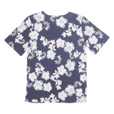 Womens Printed Blouse Blue Floral M