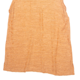 BIAGGINI Womens Vest Orange Sleeveless Viscose M