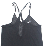 NIKE Womens Sports Vest Black Sleeveless S