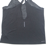 NIKE Womens Sports Vest Black Sleeveless S