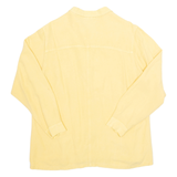 SUGAR PRODUCTS Womens Shirt Yellow Collared Long Sleeve Linen XL