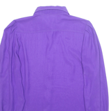 SOMMERMANN Womens Shirt Purple Collared Long Sleeve S