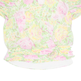 LIZ ROBERTS Womens Printed Blouse Green Floral UK 12