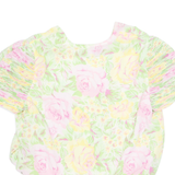 LIZ ROBERTS Womens Printed Blouse Green Floral UK 12