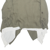 SPIRIT Womens Blouse Green Long Sleeve S