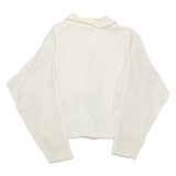 ROCCOBAROCCO Womens Blouse Cream Long Sleeve M