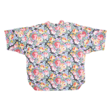 Womens Oversized Shirt Pink Collared Floral XL