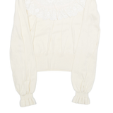 & OTHER STORIES Womens Blouse Cream Long Sleeve XS